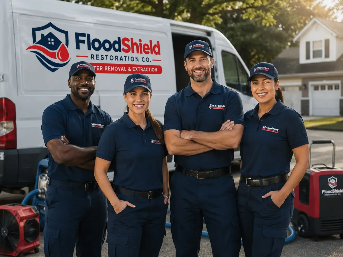 Flood Damage Restoration company in Van Buren, ME